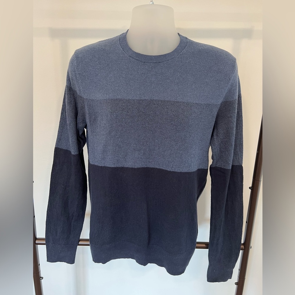 Blue Color Block Banana Republic Sweater | size medium